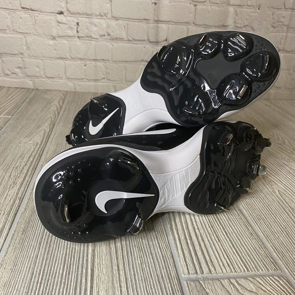Nike Alpha Huarache Varsity 4 Low Metal Baseball Cleats Mens 10 Black DJ6516-010 main image 8